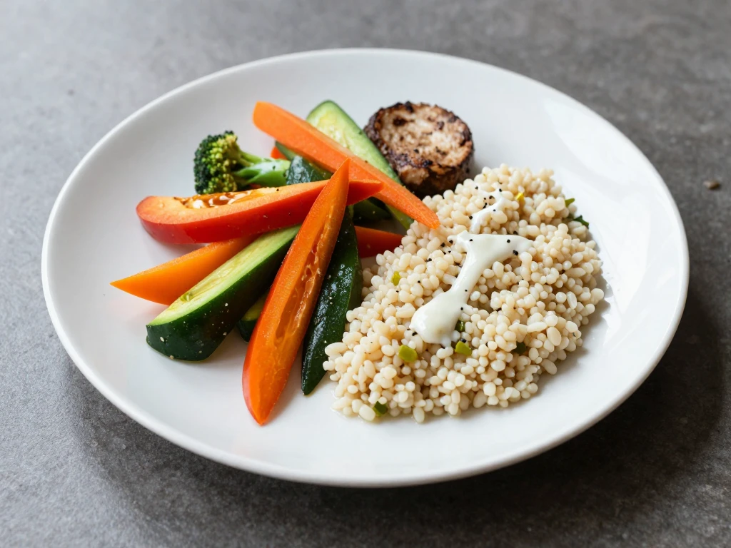 Minimal plate composition graphic